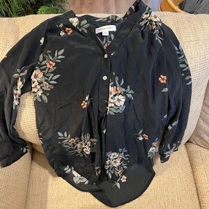 Amour Vert 100% silk blouse